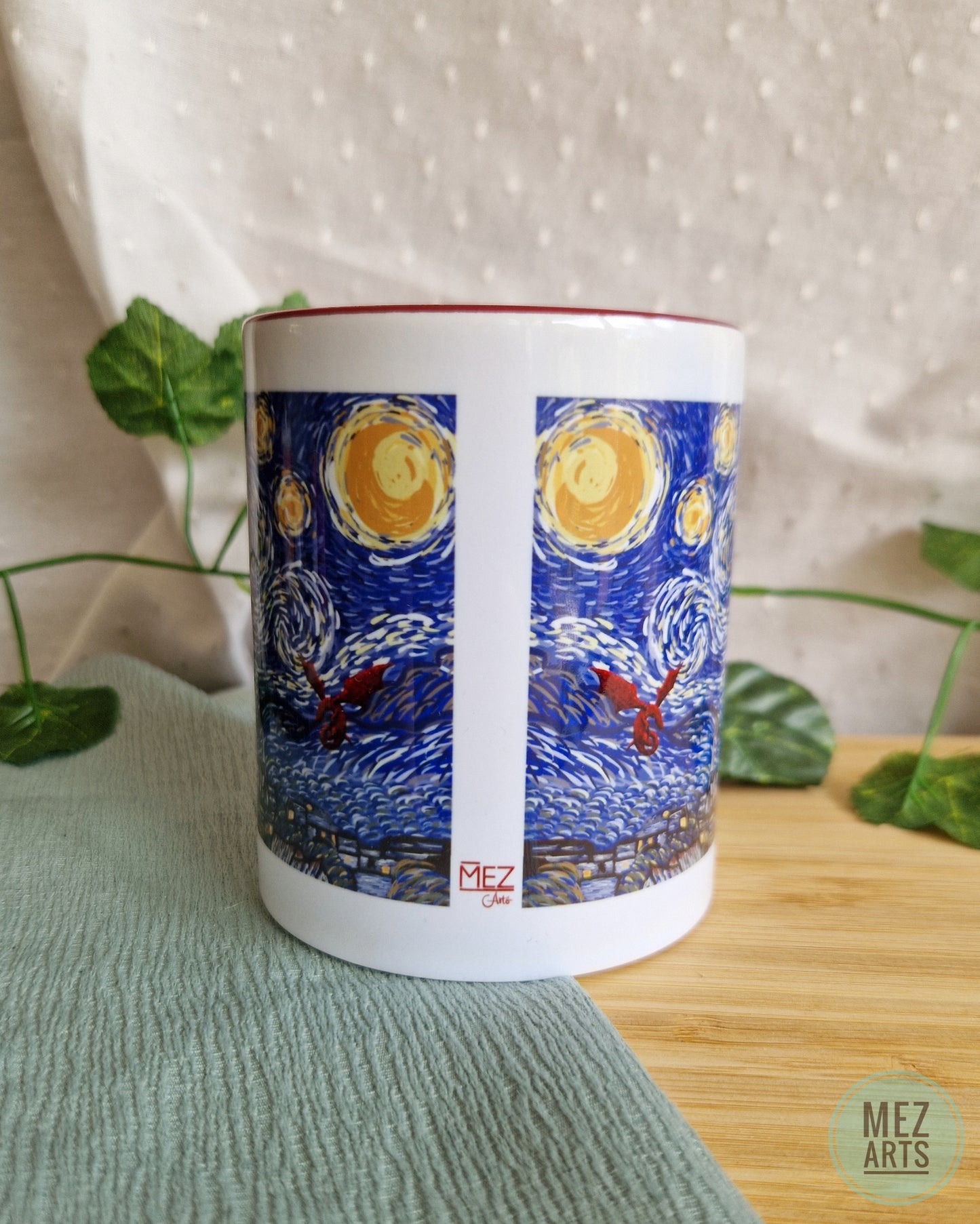 Van Gogh dragon | mug