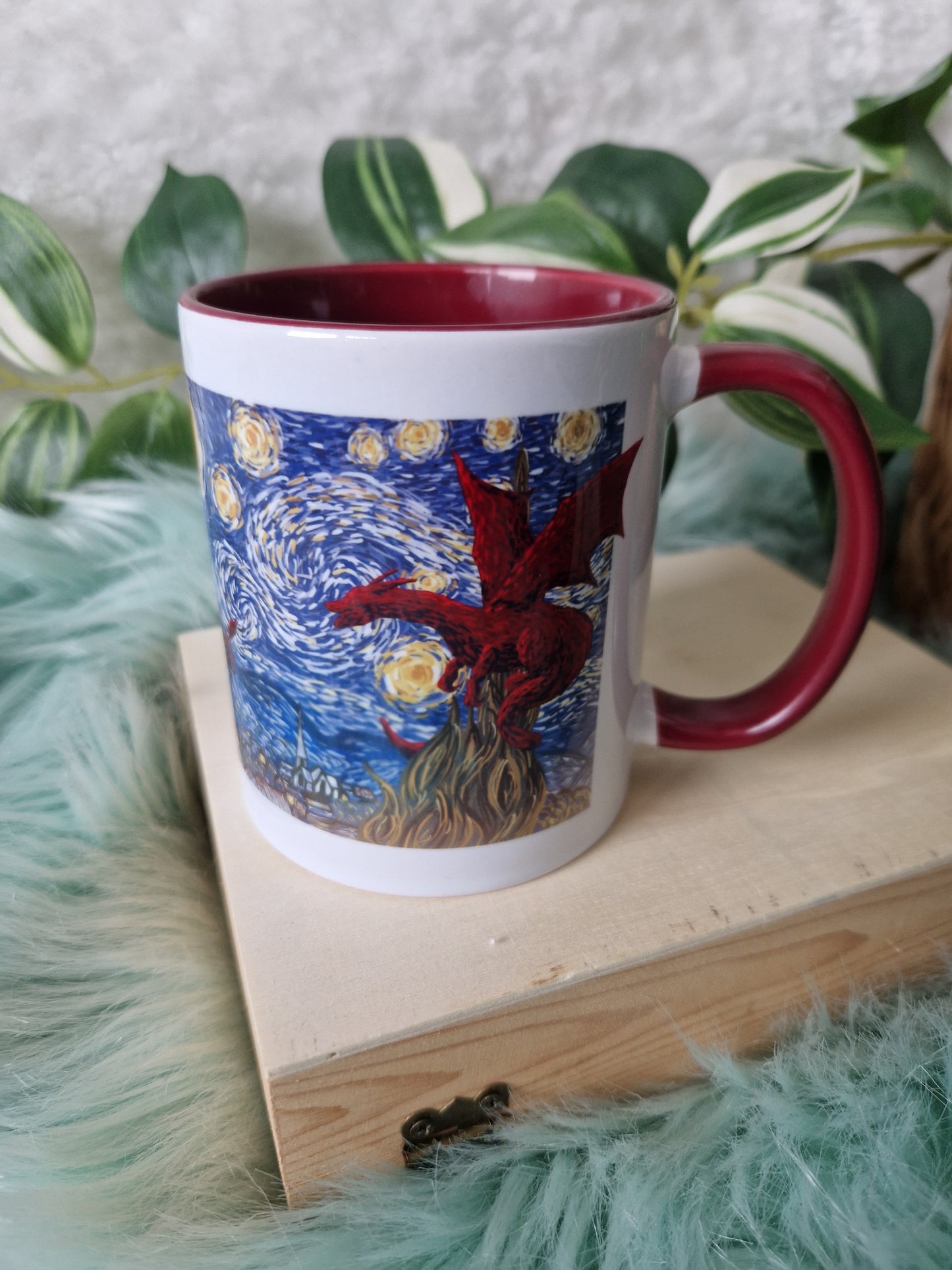 Van Gogh dragon mug 1 | B-grade