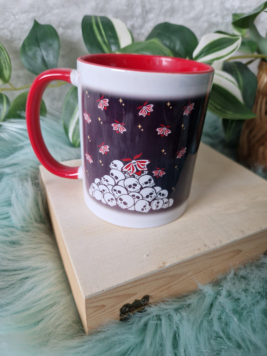 Skull Moth mug 1 | B-grade
