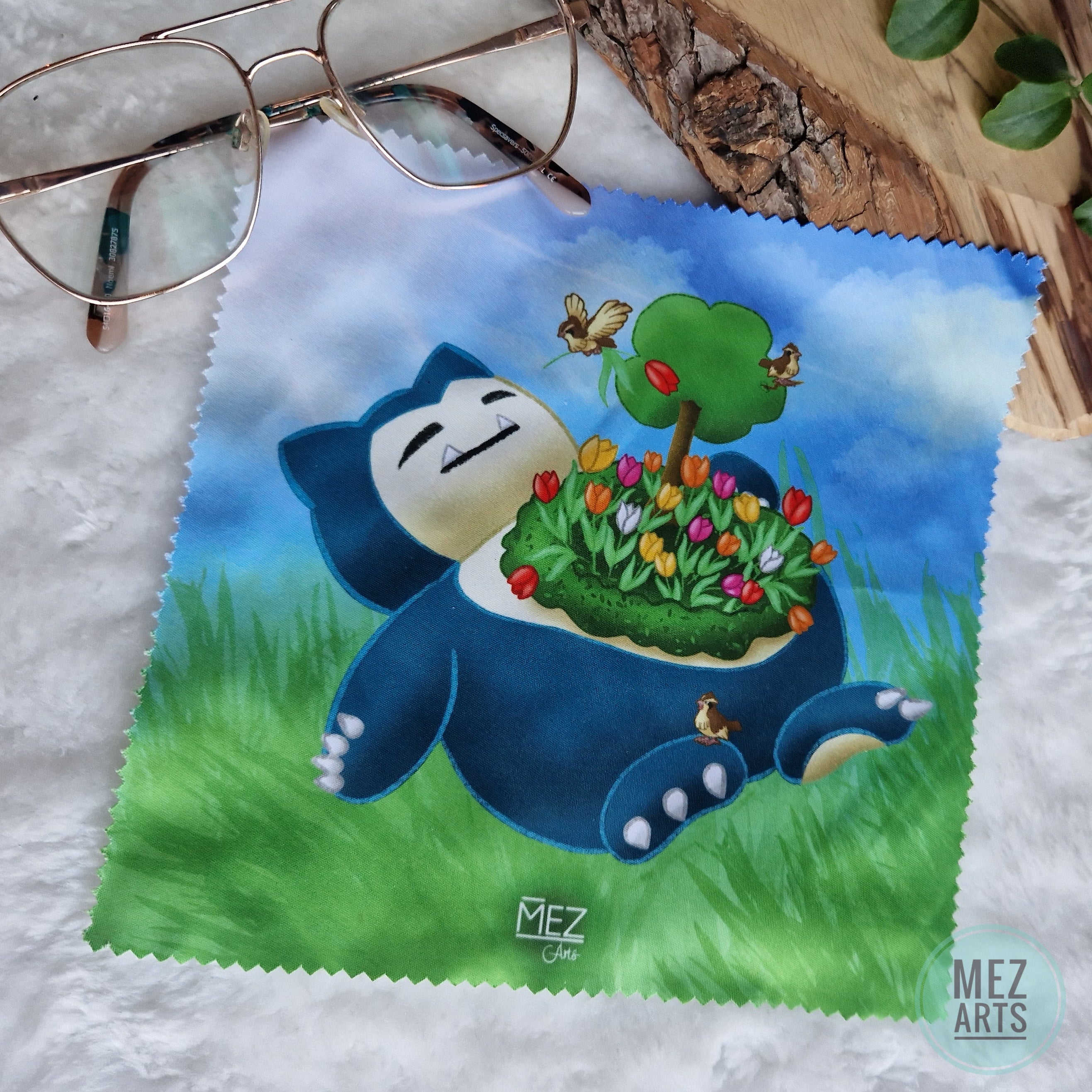 Snorlax | Glasses Cloth – MEZ Arts