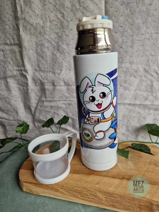 Astronaut bunny | thermos