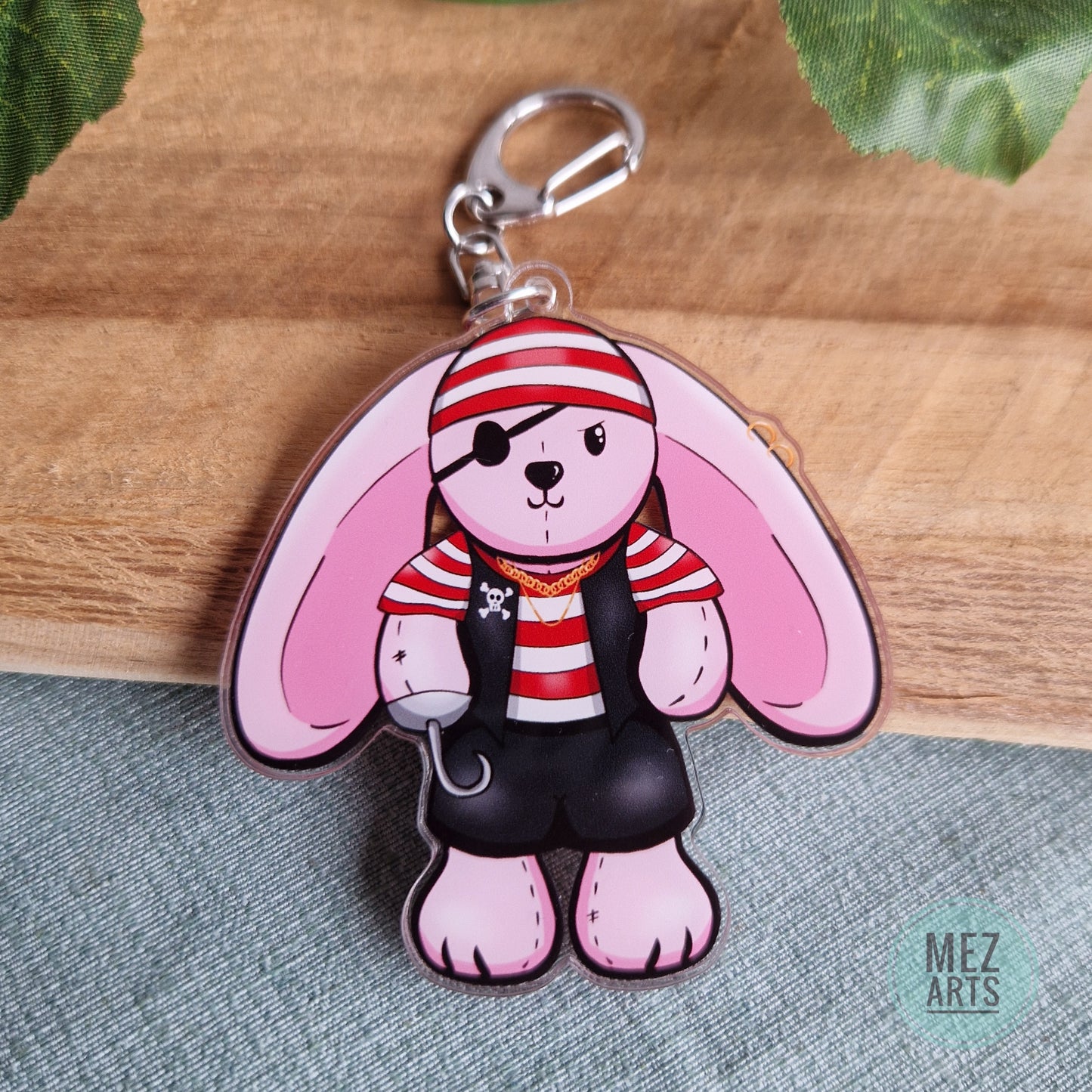 Pirate bunny plush | keychain