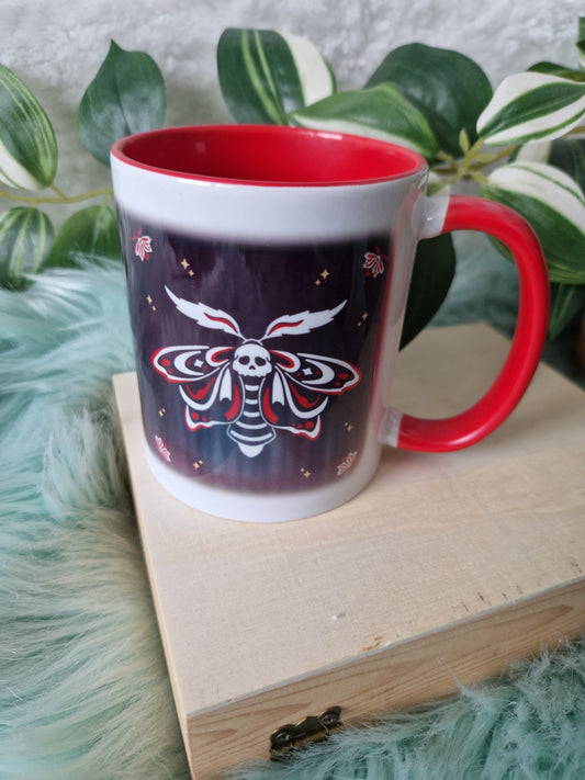 Skull Moth mug 2 | B-grade