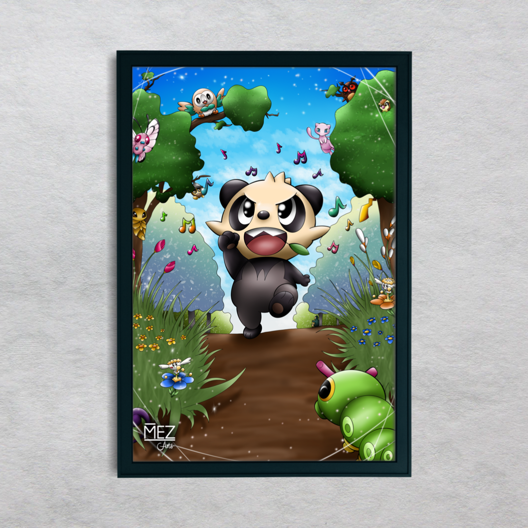 Pancham with friends | art print